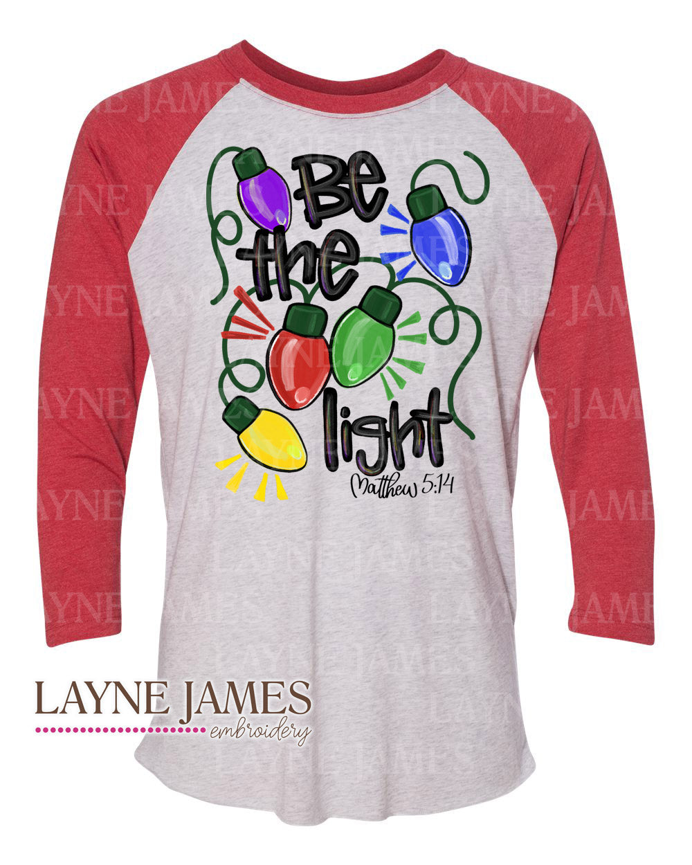 Christmas "Be the Light" Tee