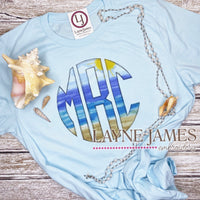 Beach Monogram Tee