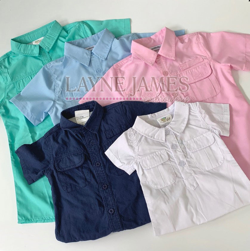 Children's Fishing Shirt MAY 2022 Pre-Order