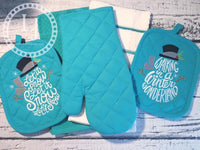 Embroidered Kitchen Set