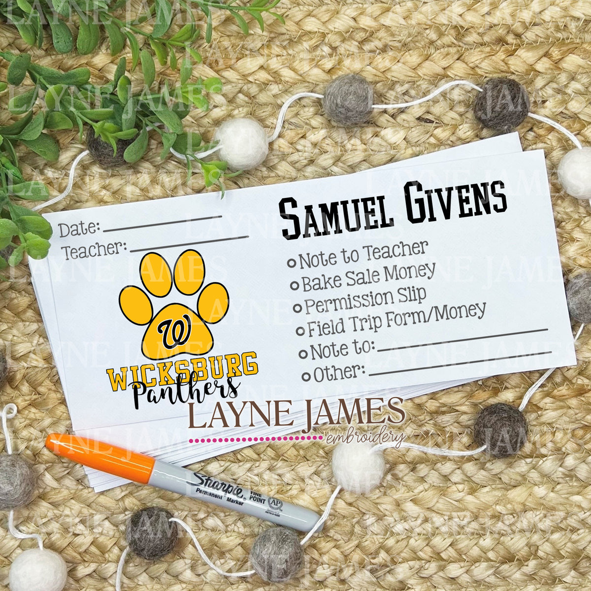 School Envelope Set