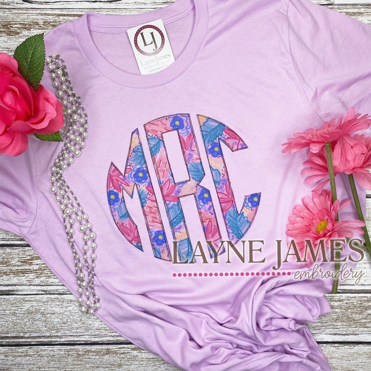 Spring Mix Monogram Tee