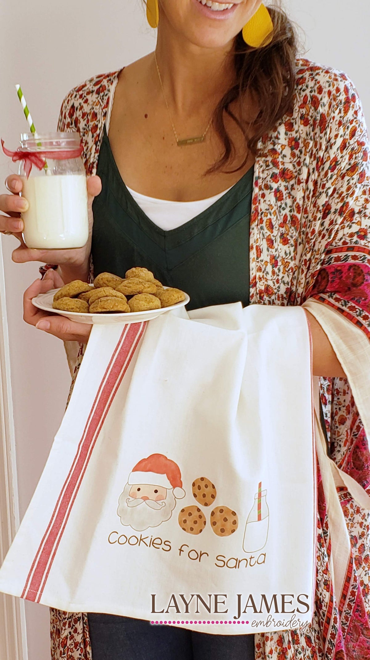 Cookies for Santa Towel