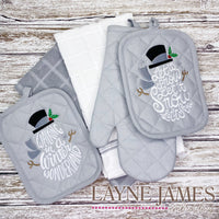 Embroidered Kitchen Set
