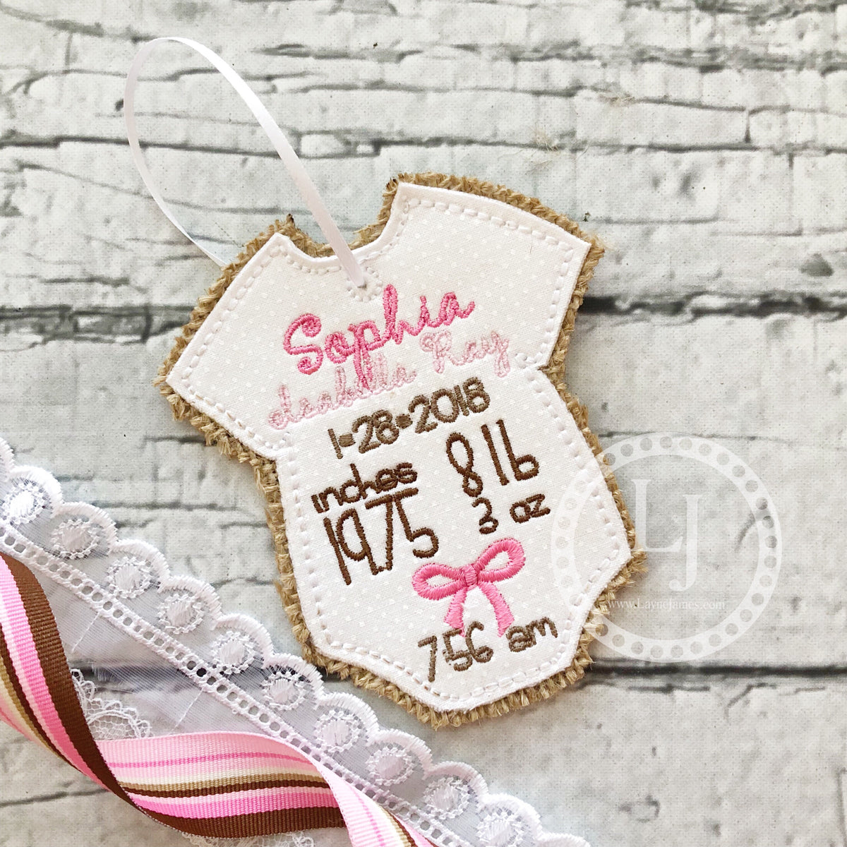 Custom Baby Birth Ornament