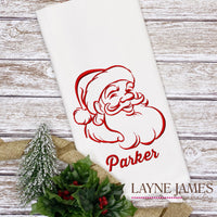 Embroidered Christmas Towel