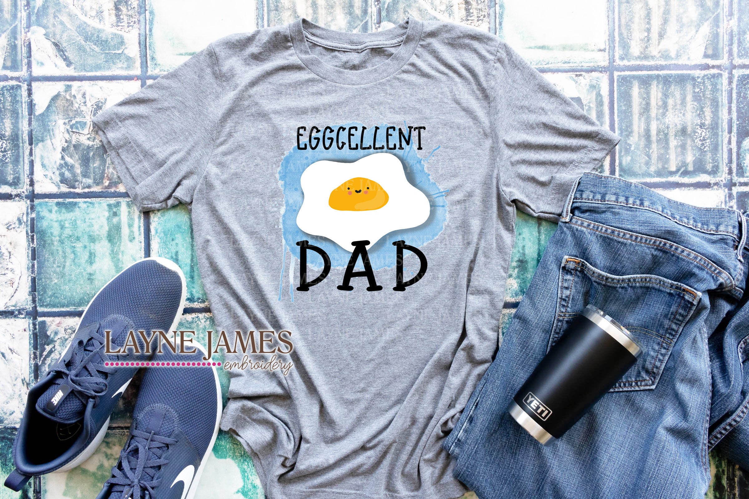 I'm Eggcellent Dad Tee – Layne James