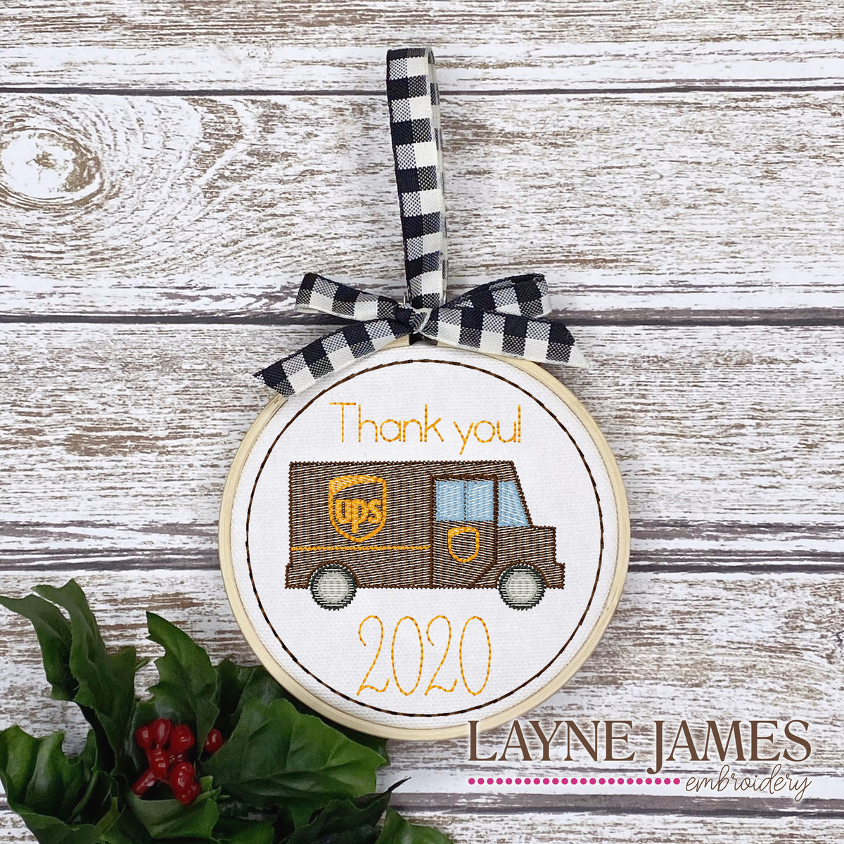 Delivery Truck Ornament