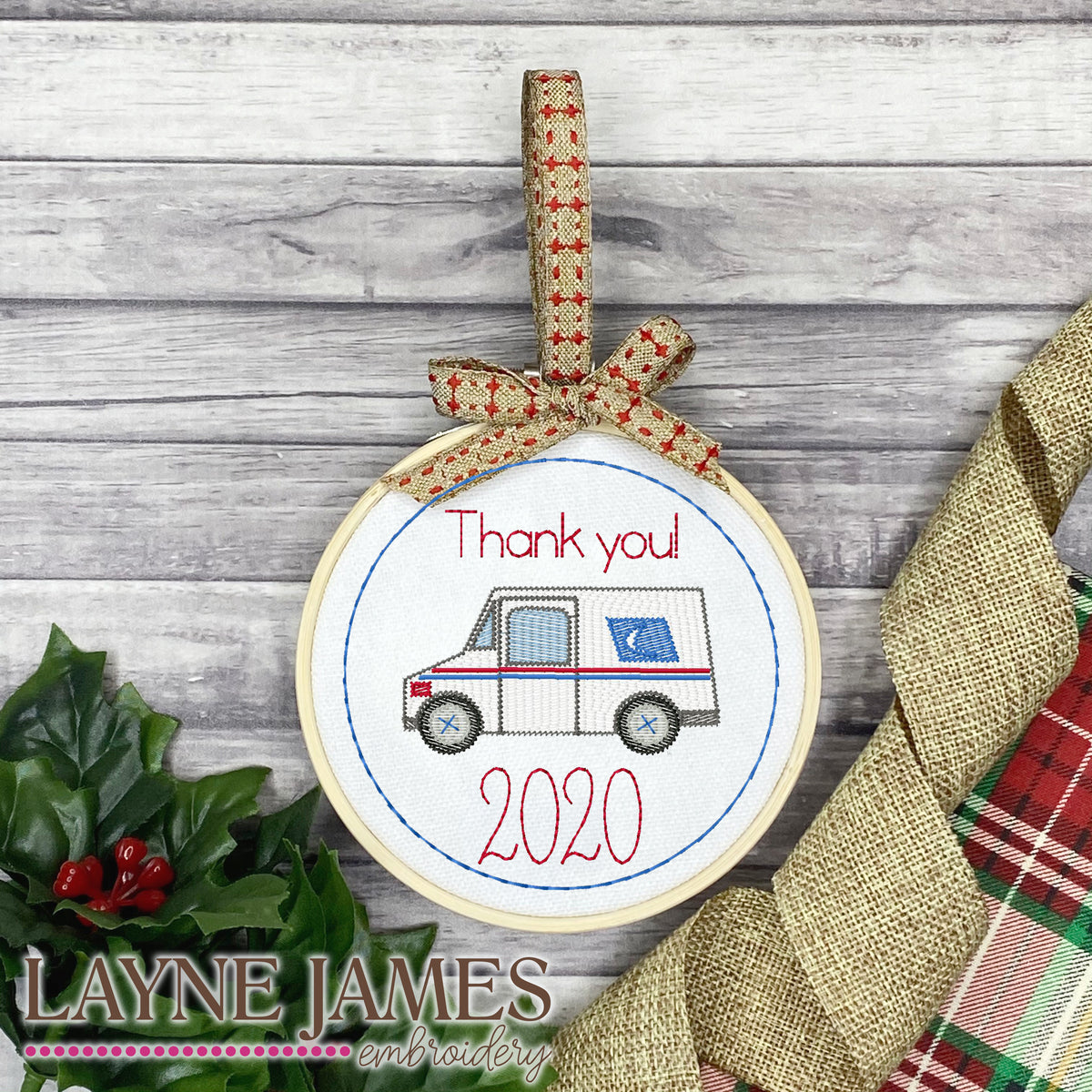 Delivery Truck Ornament