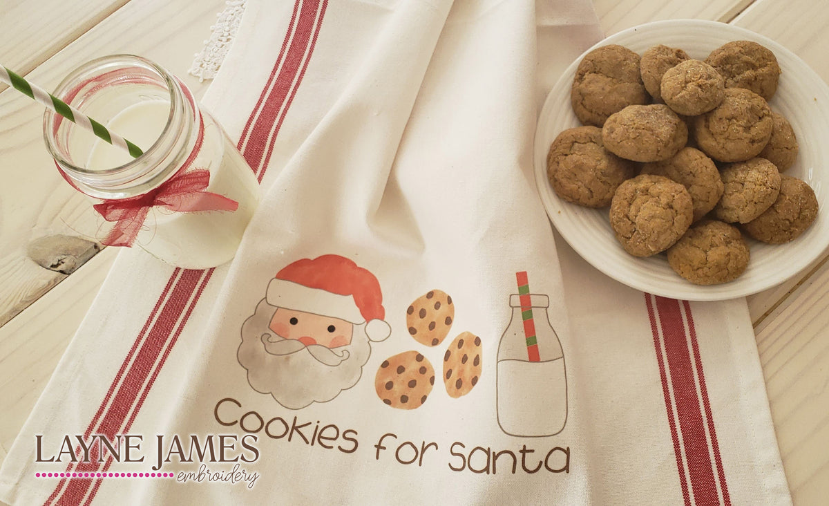 Cookies for Santa Towel